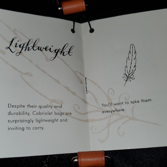 Dooney & Bourke Black and Tan Duffel Bag with Leather Accents NEW - Picture 8 of 9